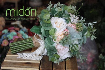 Hoa cưới phong cách tự nhiên (HC24)