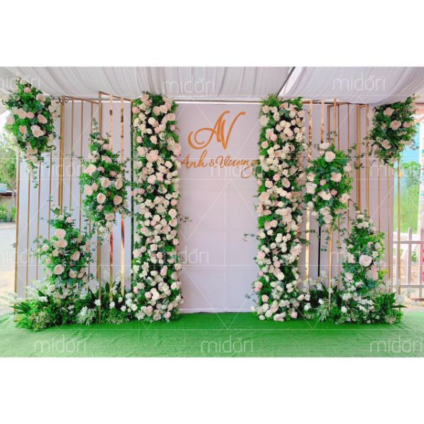 Backdrop màu hồng phấn