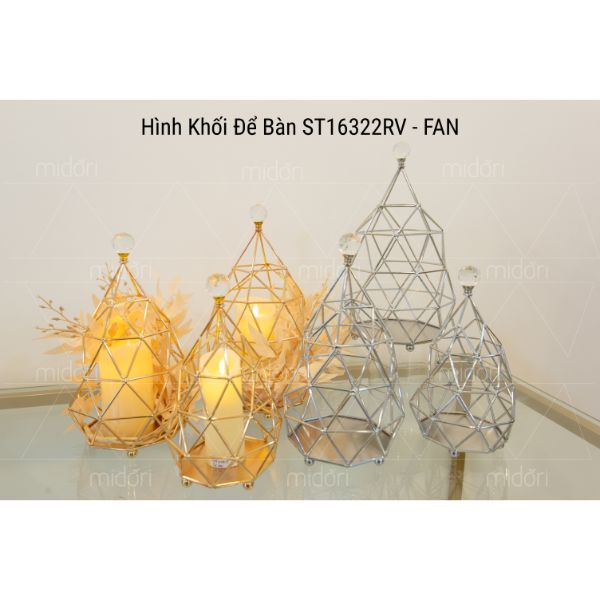 Hình khối để bàn trang trí