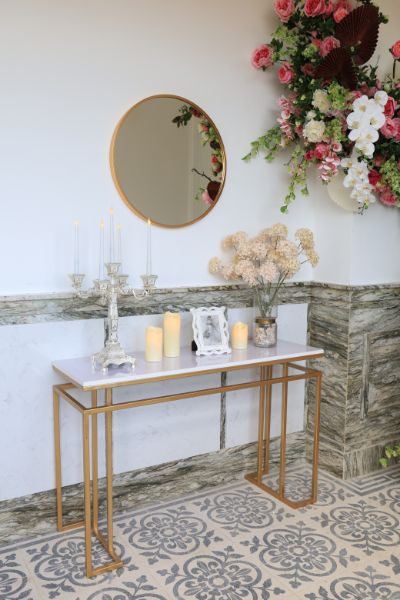 Trang trí không gian tiệc cưới tông màu hồng sen - Ảnh 2