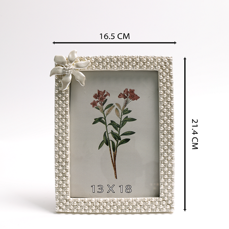 Khung ảnh hạt trai chữ nhật K31F112W - KH