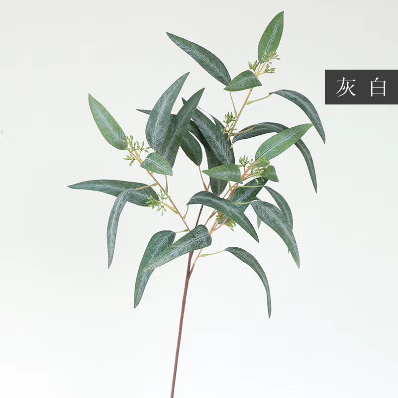 Cành lá bạch đàn giả - Hoa vải cao cấp - Xin - Ảnh 3