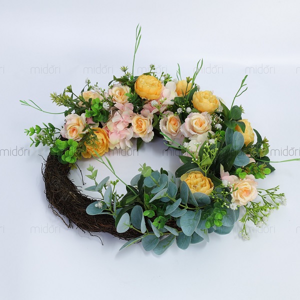 hoa vải treo tường